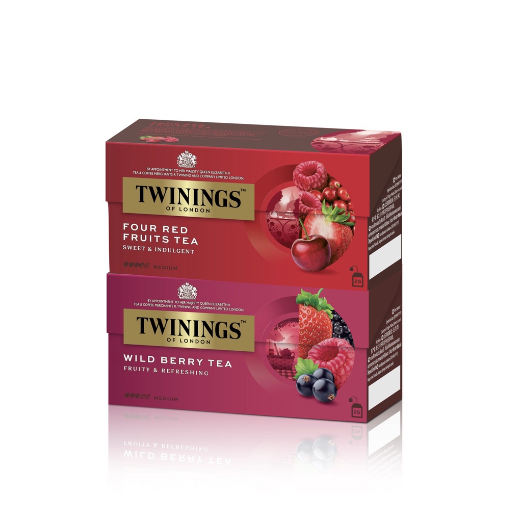 ทไวนิงส์ ชารสโฟร์ เรด ฟรุ้ต และ ชารสไวลด์ เบอร์รี่ Twinings Four Red ...
