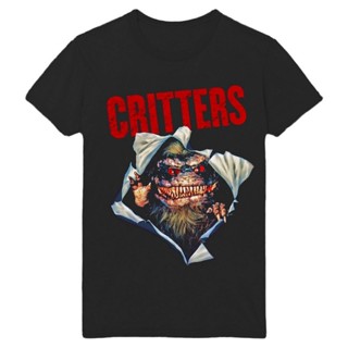 Frogg0-Shop เสื้อยืดผู้ชาย เสื้อยืด แบบนิ่ม ระบายอากาศ พิมพ์ลาย Critters 80 Horror ของขวัญวันเกิด S-5XL