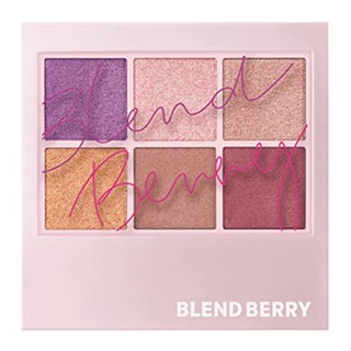 Blend Berry Blended Berries Aura Creation 004 พาเลตต์อายแชโดว์ สีเมทัลลิก โทนอุ่น