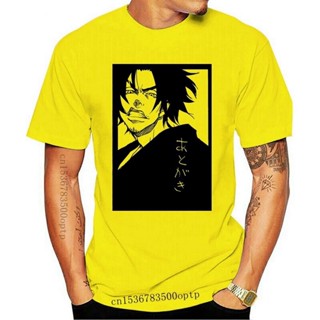 Frogg0-Shop เสื้อยืดครอปใหม่ เสื้อยืดลําลอง แขนสั้น พิมพ์ลายอนิเมะ Better Samurai Champloo Mugen Manga สไตล์ญี่ปุ่นS-5XL