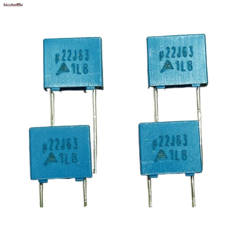 จัดส่งได้ตลอดเวลา☸┇✠Epcos 0.22uf 220nf 224 63v (ราคา10ตัว) polyester film capacitor MKT ตัวเก็บประจุ คาปาซิเตอร์ ระหว่าง