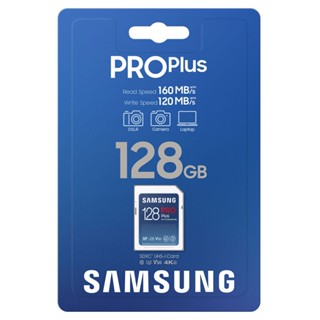 Samsung 128GB PRO Plus UHS-I SDXC Memory Card 2021 (Read: 160MB/s), MB-SD128K