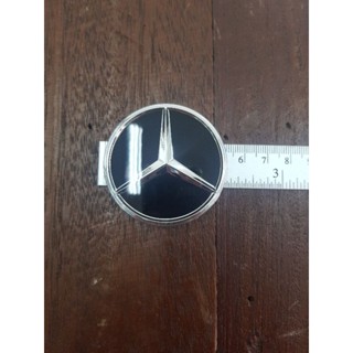 logo benz ขนาด5.5cm งานเรนซิ่น 3สี ดำ ทอง เงิน