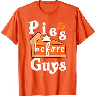 Pies Before guys เสื้อยืดฟักทองฤดูใบไม้ร่วงวันขอบคุณพระเจ้า