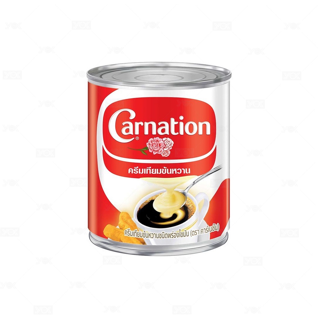 ครีมเทียมข้นหวาน 388g. (กระป๋อง) ตรา คาเนชั่น  หยกออนไลน์