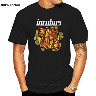 เสื้อยืดสีดำ เสื้อยืดผู้ชาย Incubus เสื้อยืด ลาย TOUR 2021 สีดํา สําหรับผู้หญิง และผู้ชาย