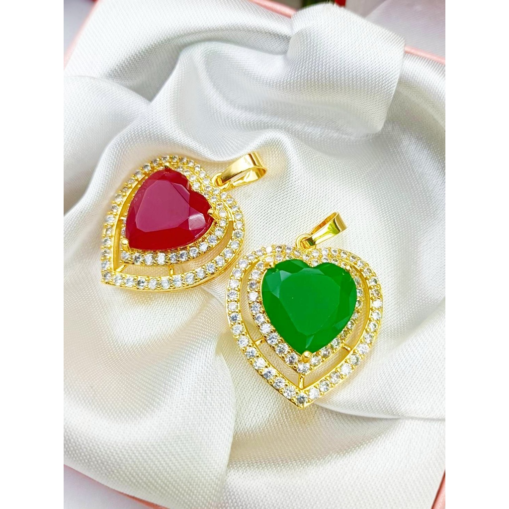 THAIJY15 C11 จี้เพรชแฟชั้น จี้ใส่สร้อย จี้สวยๆ งานฝังเพชร ใส่ติดตัว