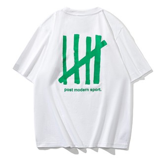 เสื้อยืดสีขาว เสื้อยืดผู้ชาย เสื้อยืด ผ้าฝ้าย พิมพ์ลายโลโก้ UNDEFEATED PAINT สําหรับผู้ชาย และผู้หญิง