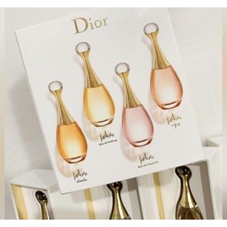 GIFT DIOR 🎁 JADORE (NEW 2021) DIOR JADORE LA COLLECTION 4IN1 (4X5ML) SET ◾️5ml  ◾️INBOX ซีล ◾️ราคาส่ง1890 ◾️ส่งฟรี ไม่วา