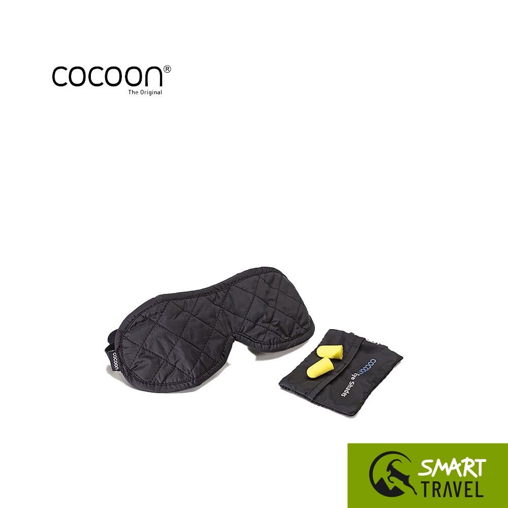 COCOON EYE SHADES NYLON/MICROFIBER ผ้าปิดตาไมโครไฟเบอร์ สี BLACK-GREY