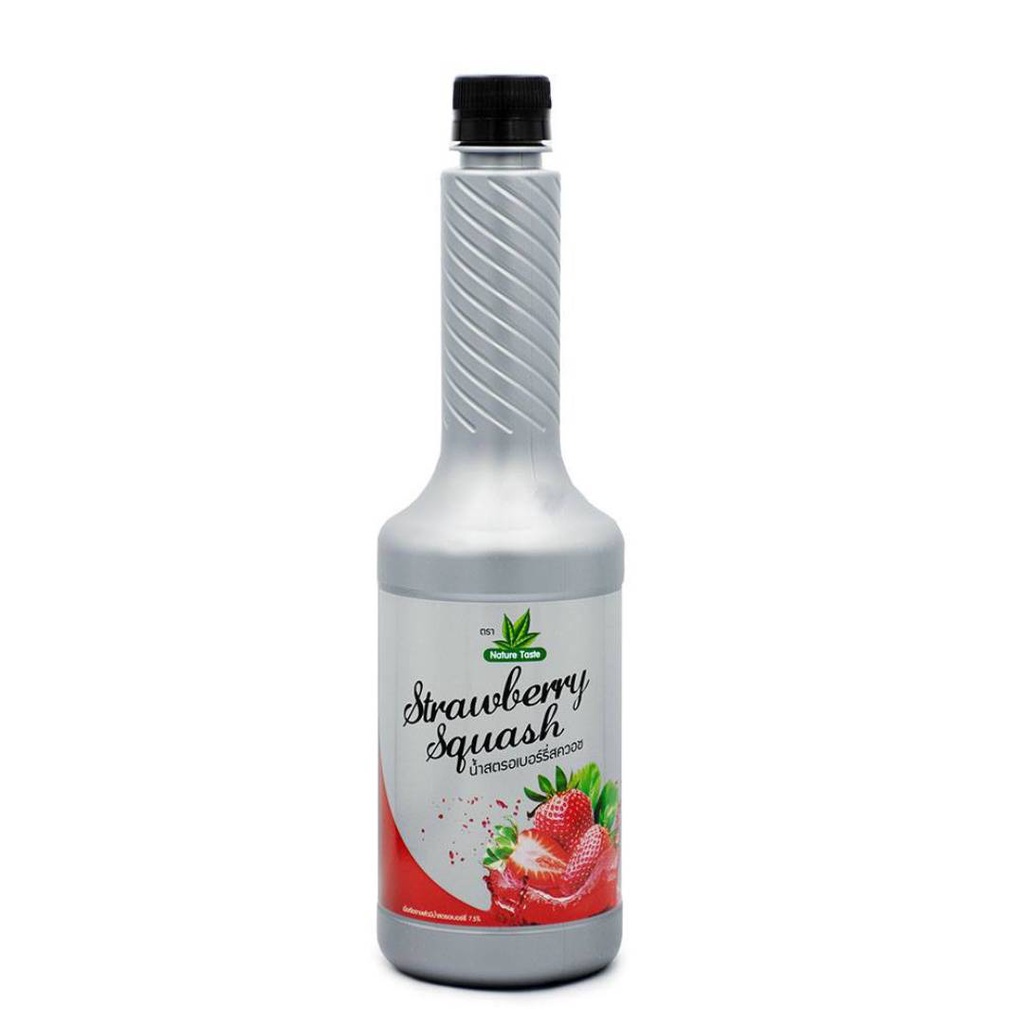 น้ำผลไม้เข้มข้น  Nature Taste  รสสตอเบอรี่   750ml. หยกออนไลน์