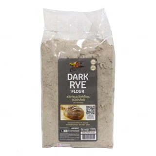 แป้งข้าวไรย์ Dark Rye แป้งทำขนมปังสำเร็จรูป ตราคอทเทจฟาร์ม 1kg. หยกออนไลน์