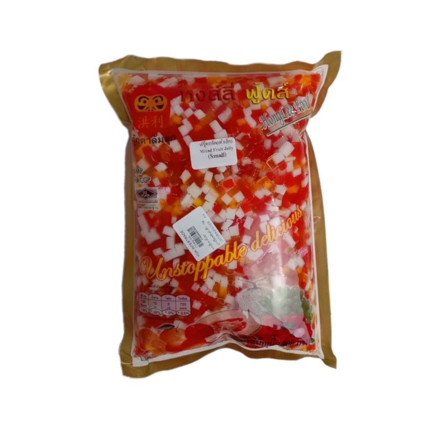 ฟรุตสลัด ท็อปปิ้งเครื่องดื่ม บุกสำเร็จรูป ตราตุ๊กตาล้มลุก 1kg. หยกออนไลน์