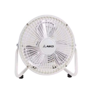 อุปกรณ์พัดลม AIKO พัดลม พกพา 6 นิ้ว รุ่น AVF-006 Mini Turbo Fan พัดลมตั้งโต๊ะ ขนาดกะทัดรัด กำลังไฟ 22 วัตต์ พัดลม