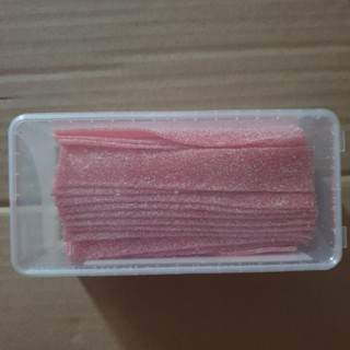 เยลลี่แผ่นบางรสสตรอเบอร์รี่เปรี้ยวจี๊ดดด Fun Thin Sour Strawberry Jelly Canndy 300g.