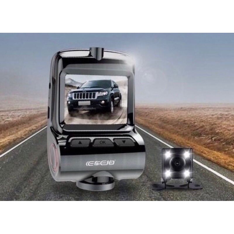 กล้องติดรถยนต์ EACHPAI รุ่น V1 เชื่อมต่อ Wifi เมนูไทย FHD 1296P จอ 3.0" กล้องหน้า+หลัง