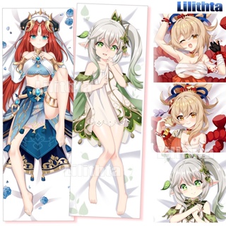 ปลอกหมอน ลายการ์ตูนอนิเมะ Dakimakura Genshin Impact Nahida Nilou Yomiya Game แฮนด์เมด