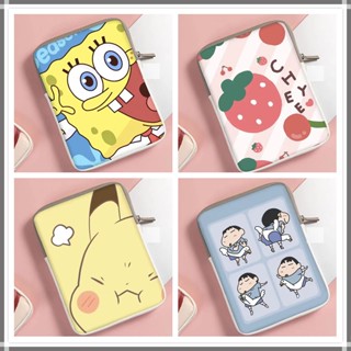 ⭐️Crayon Shin Chan &amp; Pikachu⭐️PU Waterproof Computer bag Cartoon Sanrio laptop bag 13inch 10 12 13 14 15 inches iPad Bag For iPad10.2 Pro11 10.5 9.7 10inch