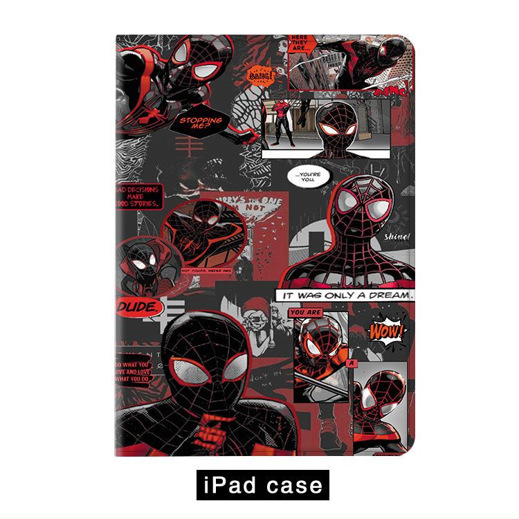 spiderman เคสไอแพด 10.2 gen 7 8 9 เคส ipad mini 1/2/3/4/5/6 air 3 4 5 case ipad gen10 2022 pro 11 tri-fold case pen slot