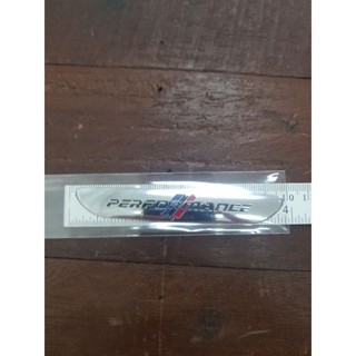 Logo AMG/brabus/performance ขาว/ดำ ยาว 10.5cm