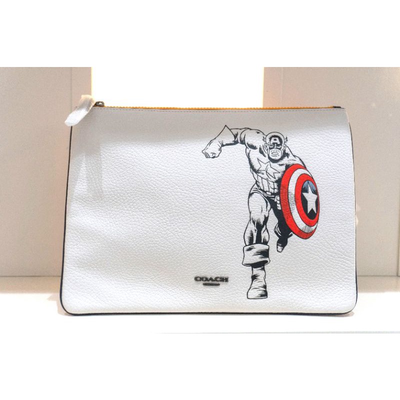 Coach │ Marvel Large Pouch With Captain America