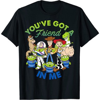 Disney Pixar Toy Story เสื้อยืดลายการ์ตูน Group shot Graphic T-Shirt