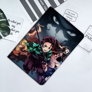 Demon Slayer เคสไอแพด pro 11 2022 เคส iPad mini 4/5/6 air 1 2 3 4 5 case pen slot Airbag tri-fold gen 7 8 9 gen10 cover