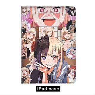 Shizuku Kuroe เคสไอแพด 10.9 gen10 air 3 4 5 mini 1/2/3/4/5/6 เคส ipad 10.2 gen 7 8 9 pro11 2022 tri-fold case pen slot