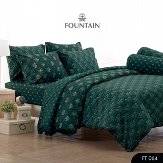 Fountain FT064 รุ่น Printed พิมพ์ลายสไตล์อาร์ตเดโคให้สัมผัสถึงความนุ่มสบายด้วยชุดเครื่องนอนฟาวน์เทนผ้าปูที่นอน ผ้าห่มนวม