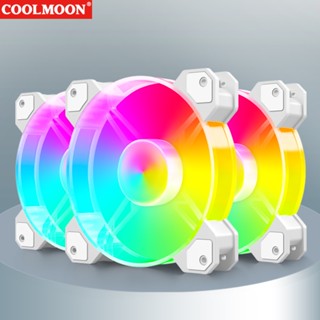 Coolmoon เคสหม้อน้ําระบายความร้อน 5V 3PIN ARGB 12V 4PIN PWM 12 ซม. อุปกรณ์เสริม สําหรับคอมพิวเตอร์