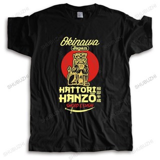 เสื้อยืดเท่ Nieuwe Mannen Ronde Hals Tees Mode Katoenen เสื้อยืด Hattori Hanzo Zwaard En ซูชิอะนิเมะคลาสสิกบิลฆ่าภาพยนตร