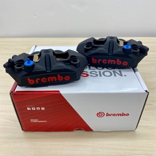 ปั้มล่าง Brembo M4 108 MM สีดำโลโก้แดง แท้