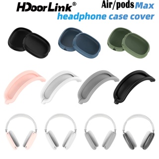 Hdoorlink ใหม่ ที่คาดศีรษะ แบบนุ่ม ล้างทําความสะอาดได้ สําหรับ Air/Pods Max ซิลิโคน หูฟัง เคสป้องกัน เปลี่ยนได้ อุปกรณ์เสริมหูฟัง