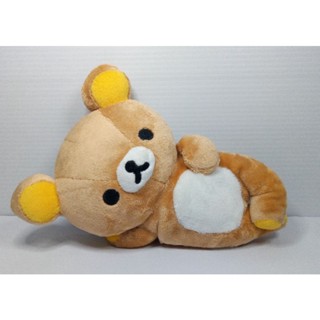 ตุ๊กตาริลัคคุมะ San-X ของแท้จากญี่ปุ่น Rilakkuma Plush Doll สินค้ามือสอง ขนาด 16cm