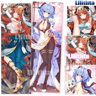 ปลอกหมอน ลายการ์ตูนอนิเมะ Dakimakura Genshin Impact Ganyu Nilou Game แฮนด์เมด