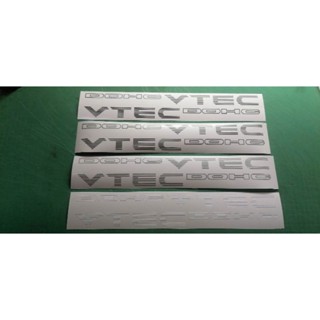 สติ๊กเกอร์ VTEC DOHC, VTEC DOHC แบบยาว งานตัดไดรคัท