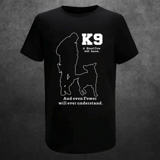 เสื้อแขนสั้น เสื้อยืดลําลอง แขนสั้น คอกลม พิมพ์ลายสุนัข K9 แฟชั่นฤดูร้อน สําหรับผู้ชาย XS-4XL 5XL 6XL