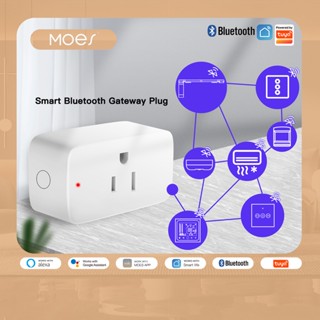 [รับประกันหนึ่งปี!] Tuya สมาร์ทปลั๊ก WiFi Outlet มินิเอาท์เล็ต บลูทูธ ฮับเกตเวย์ ฟังก์ชั่นโครโนมิเตอร์ เข้ากันได้กับ Alexa Google Home 15A USA