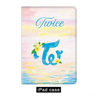 Twice เคสไอแพด mini 1/2/3/4/5/6 air 1 2 3 4 5 เคส ipad 10.2 gen 7 8 9 2022 pro11 10.9 gen10 tri-fold case pen slot