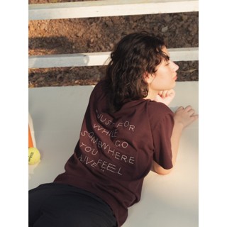 Go Somewhere You Feel Alive t-shirt (Brown)