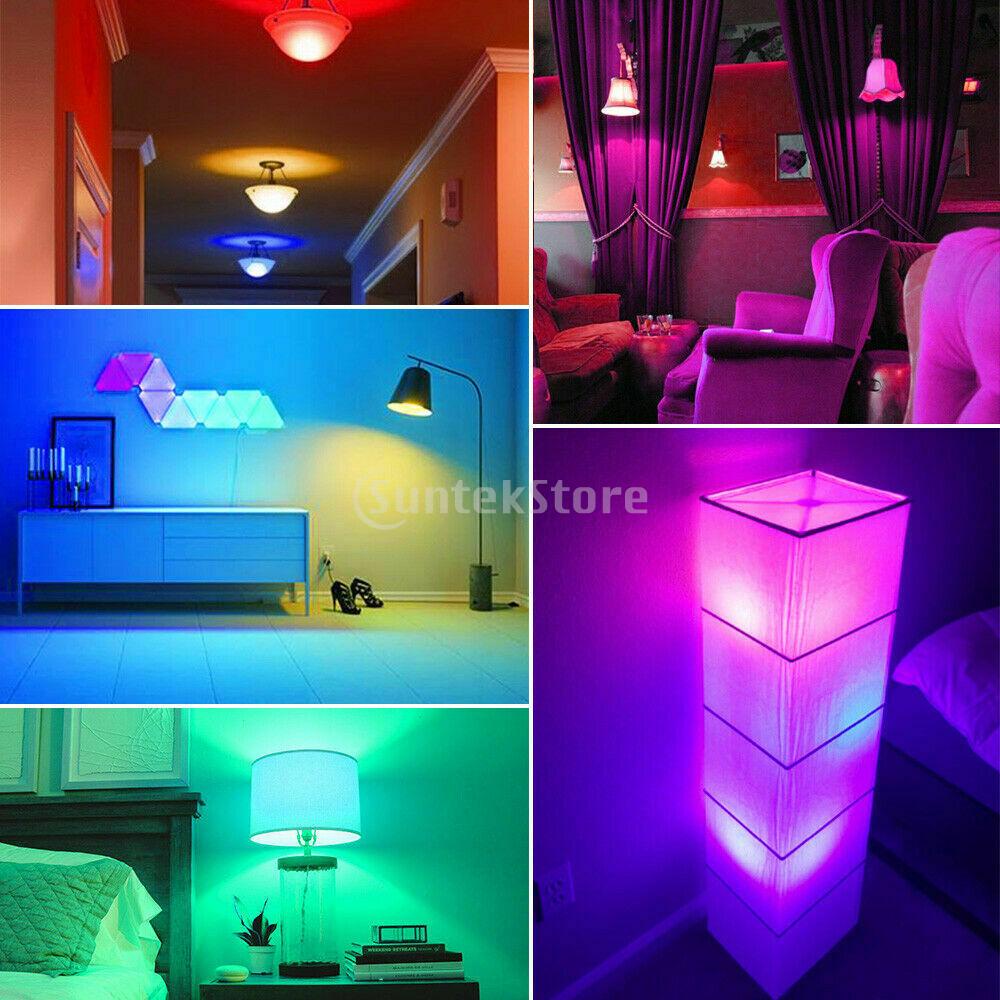 [Lzdjfmy2] หลอดไฟลําโพงบลูทูธไร้สาย 5-7W LED RGB หรี่แสงได้ - รูปที่ 2