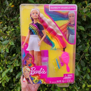 Barbie Rainbow sparkle hair