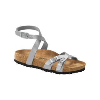 Birkenstock รองเท้าแตะรัดส้น ผู้หญิง รุ่น Blanca สี Silver - 1018901 (regular)