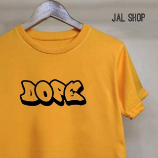 เสื้อเชิ้ตแขนสั้น เสื้อยืดแขนสั้น เสื้อเชิตแขนสั้น เสื้อยืด DOPE เสื้อยืดผ้าฝ้าย unisex พิมพ์คุณภาพสูง .~6