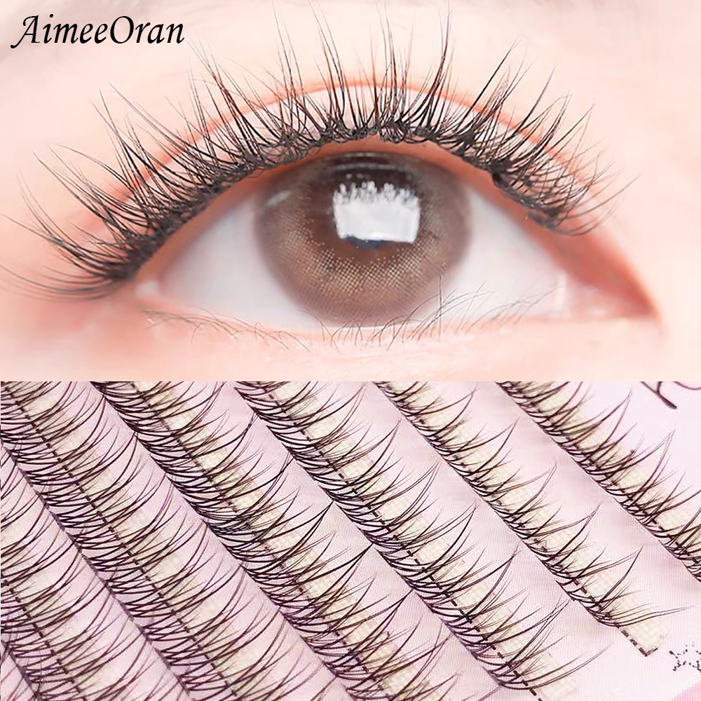Aimeeoran พร้อมส่ง🍓ขนตาปลอมแบบเซท แบบช่อขนตา นิ่ม ขนตาธรรมชาติ