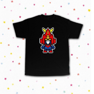 เสื้อยืดผ้าฝ้ายพิมพ์ลาย 🔥 เสื้อยืดสําหรับผู้ชาย❦I.Voltes V Chibi เสื้อเชิ้ตเด็ก (KIDS24) เสื้อยืดสําหรับผู้ชาย/เสื้อยืด