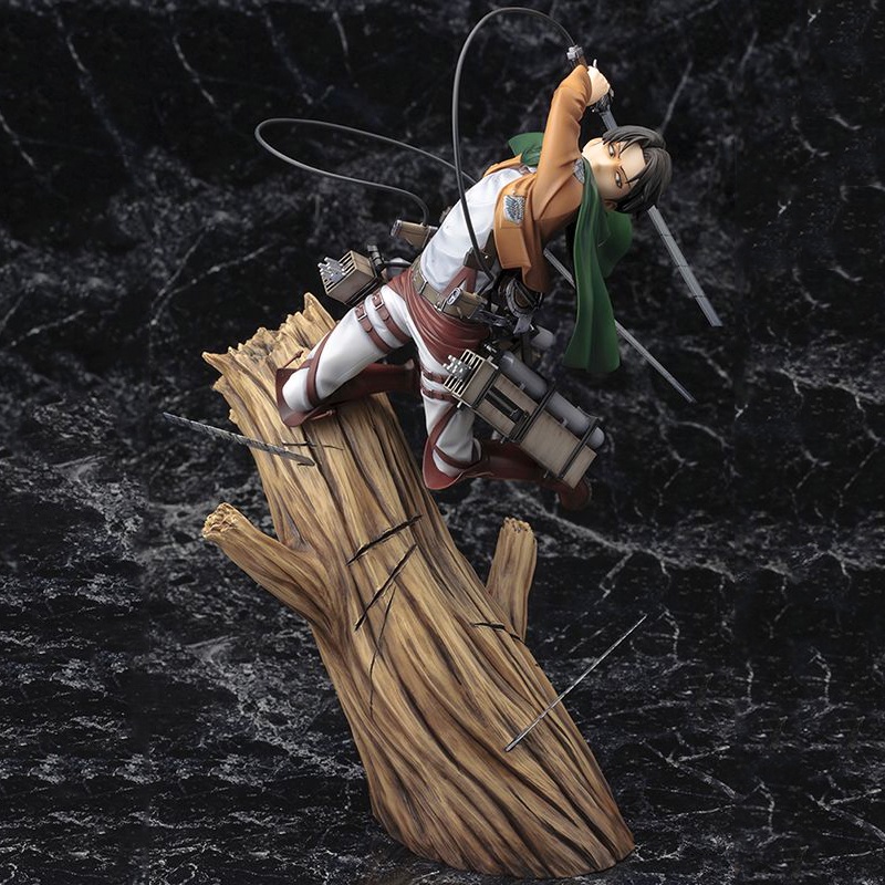 Attack on Titan Mikasa Ackerman  Levi Ackerman Anime Action Figure Petit Chara Land Mikasa Ackerman 