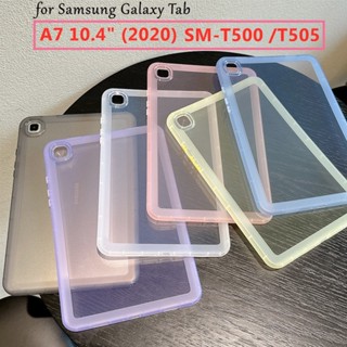 For Samsung Galaxy Tab A7 10.4" 2020 2022 SM-T500 T505 T507 T503 T509 Shockproof Tablet Case Matte Case Soft TPU Protective Back