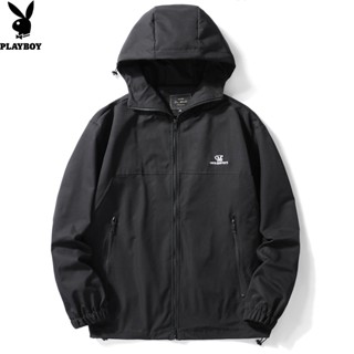 Playboy Spring New Versatile Hooded Jacket Couple Jacket