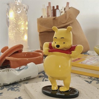 Winnie the Pooh เครื่องประดับเรซิ่น Big Belly Car Hand Office Aberdeen Desktop Model Jewelry Gift Toy